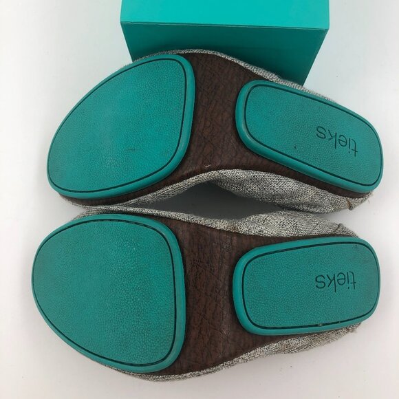 TIEKS by Gavrieli Silver Lake Vegan Ballet Flats 6 Retired - Picture 5 of 10